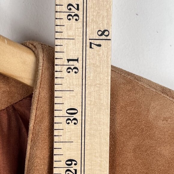 La Matta Womens 100% Leather Coat Cardigan Sz 4 Made in Italy - Picture 4 of 12